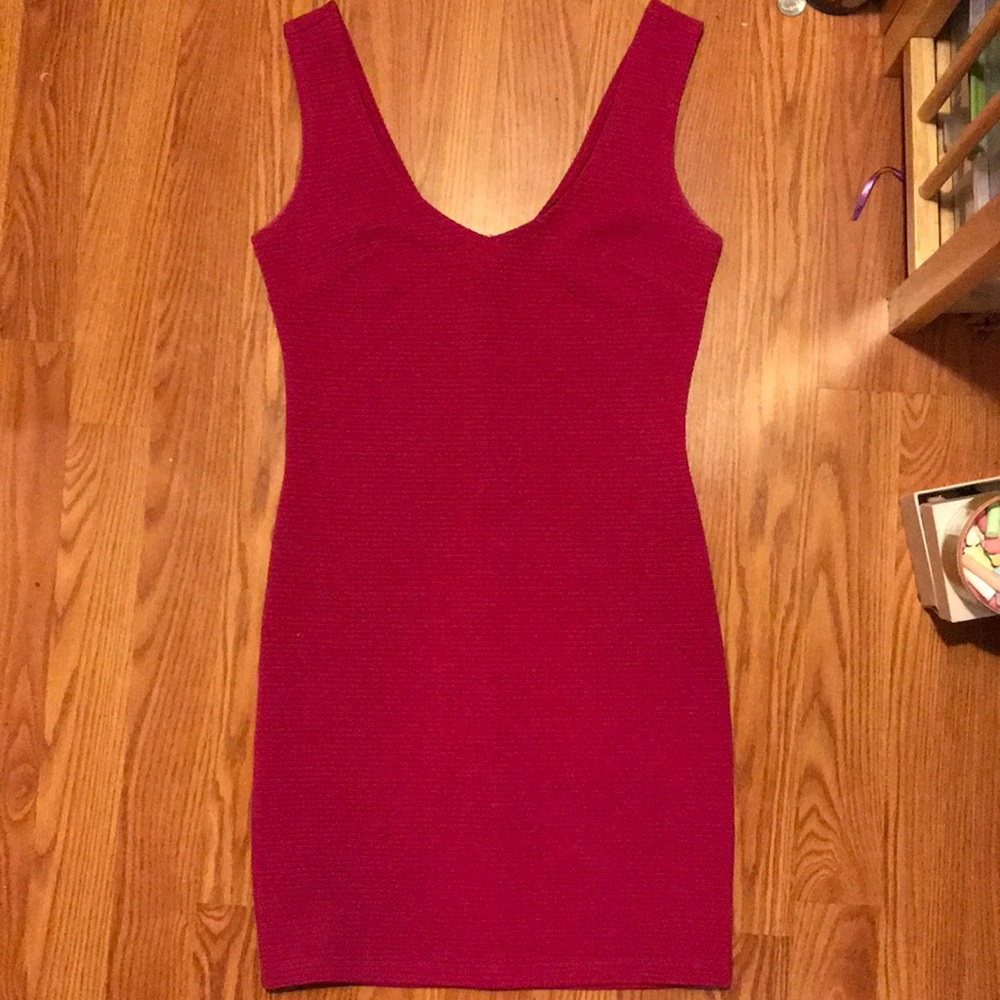 Medium pink mini dress